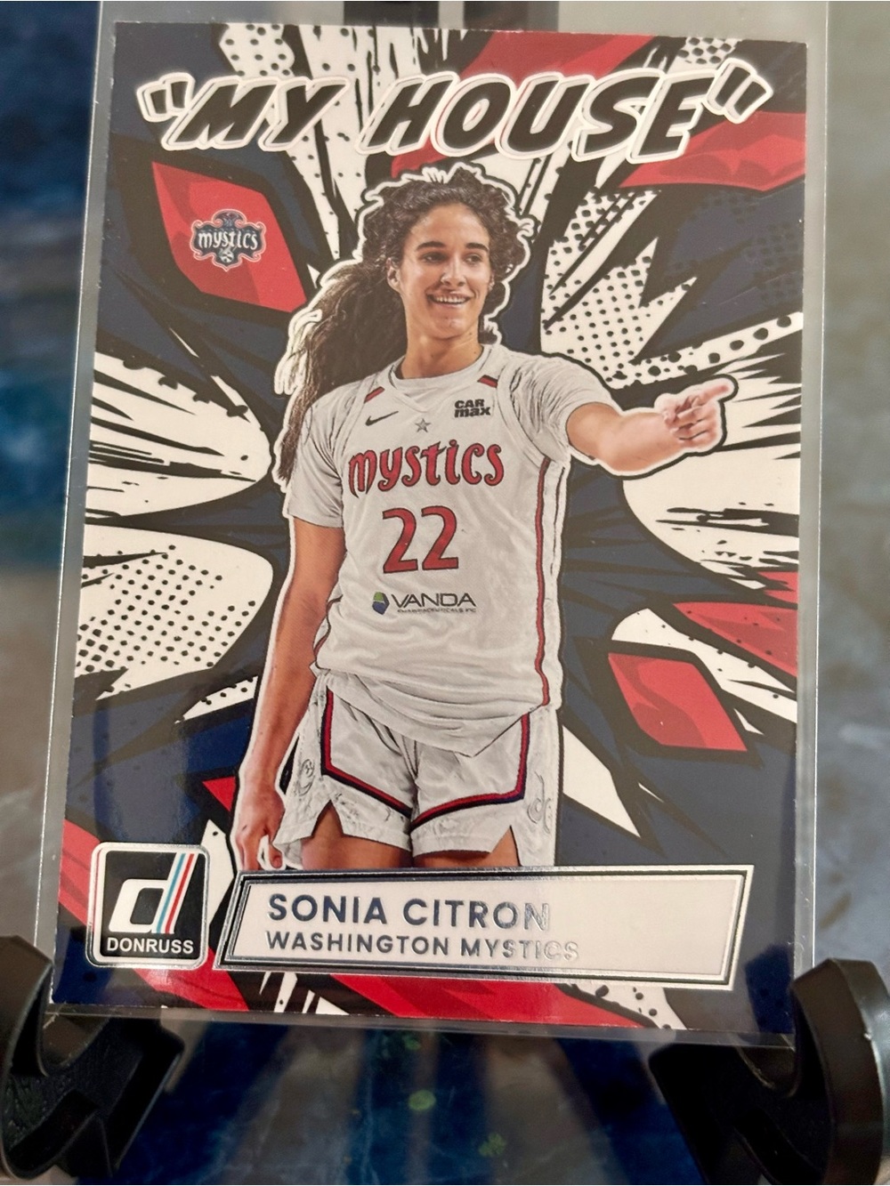 Sonia Citron Basketball Card Washington Mystics "My House"